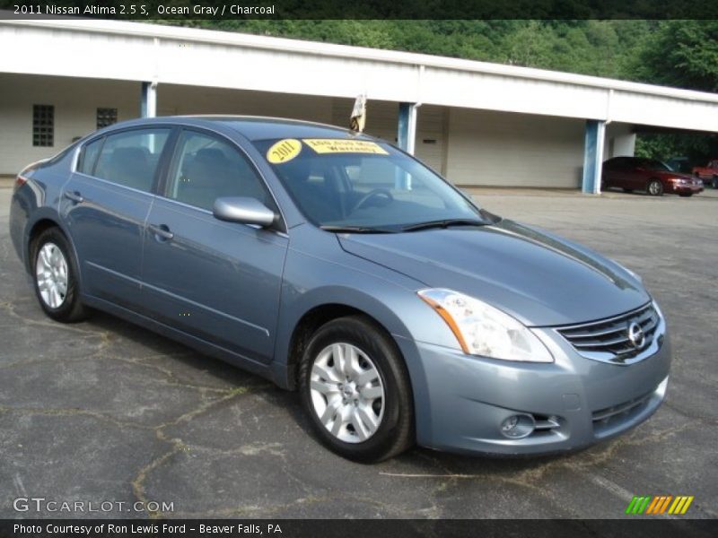 Ocean Gray / Charcoal 2011 Nissan Altima 2.5 S
