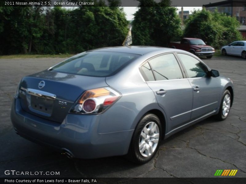 Ocean Gray / Charcoal 2011 Nissan Altima 2.5 S