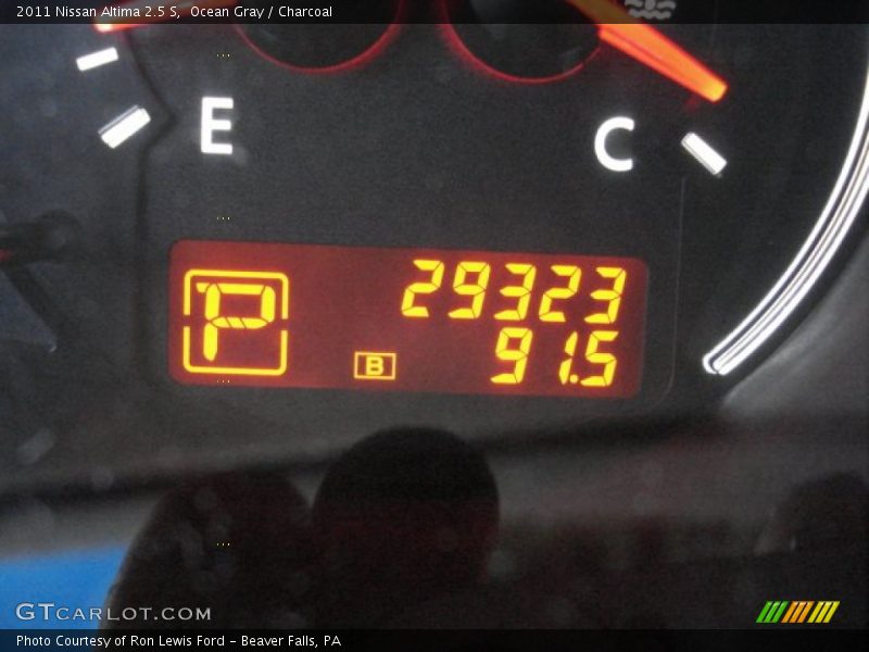 Ocean Gray / Charcoal 2011 Nissan Altima 2.5 S