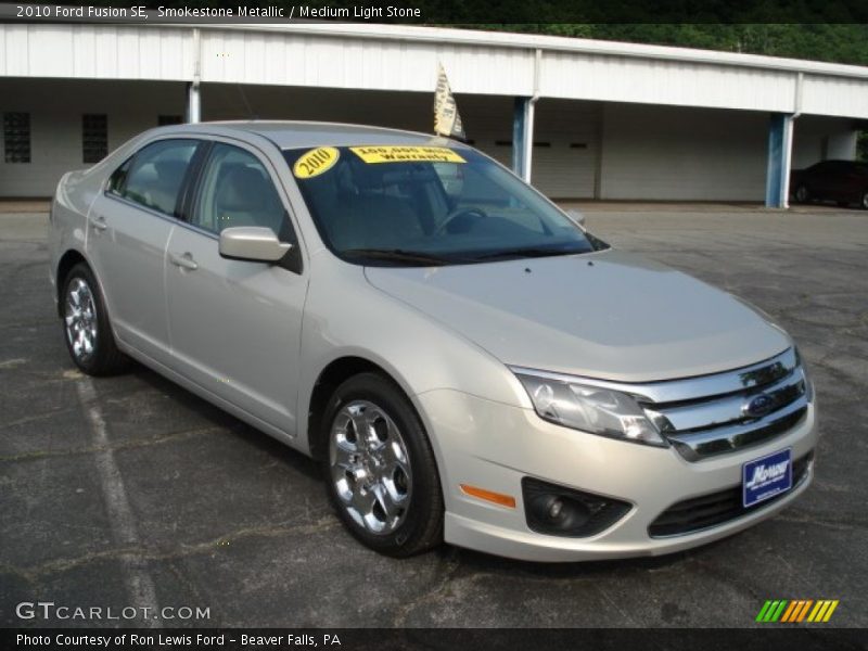 Smokestone Metallic / Medium Light Stone 2010 Ford Fusion SE