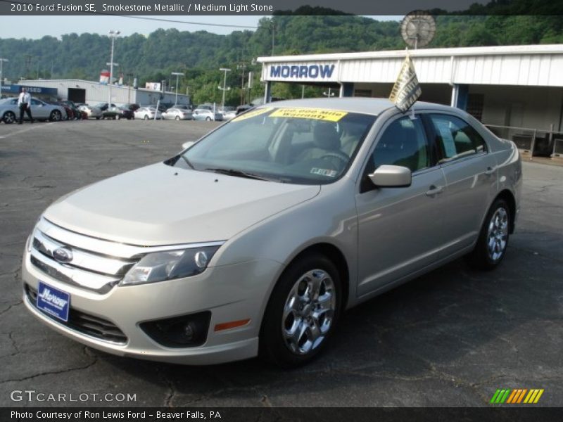 Smokestone Metallic / Medium Light Stone 2010 Ford Fusion SE