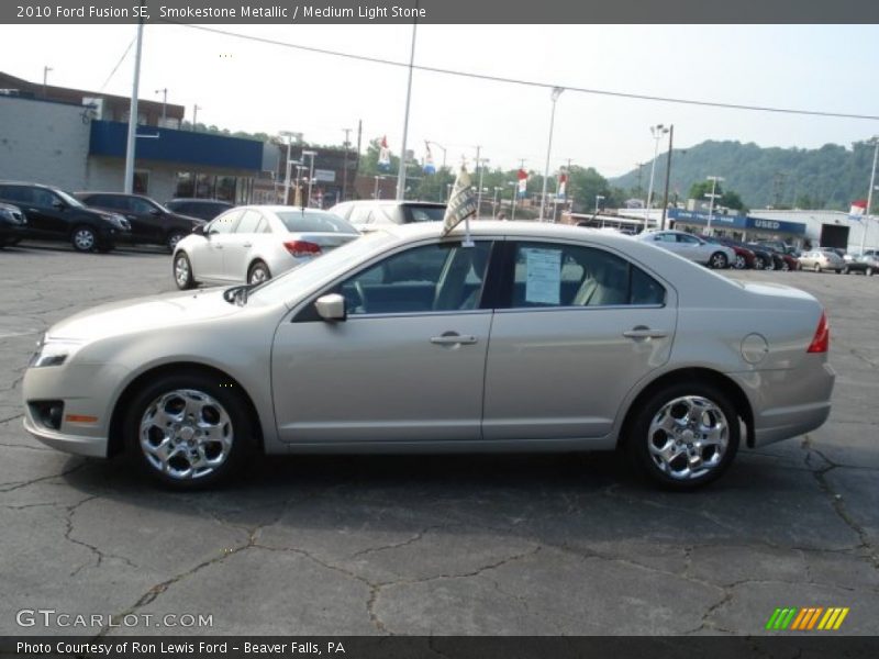 Smokestone Metallic / Medium Light Stone 2010 Ford Fusion SE