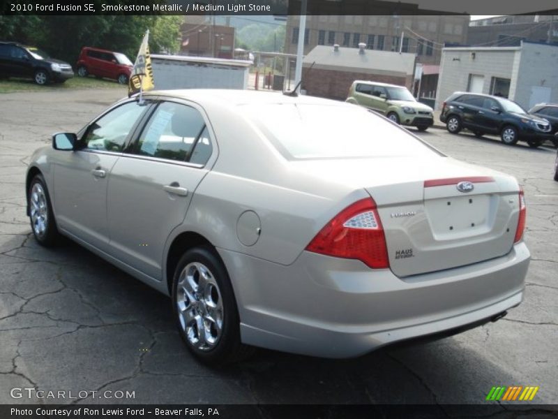 Smokestone Metallic / Medium Light Stone 2010 Ford Fusion SE
