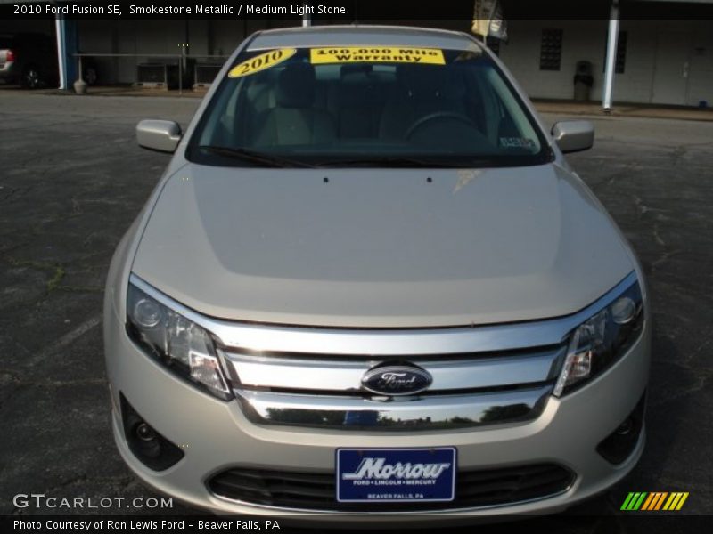 Smokestone Metallic / Medium Light Stone 2010 Ford Fusion SE