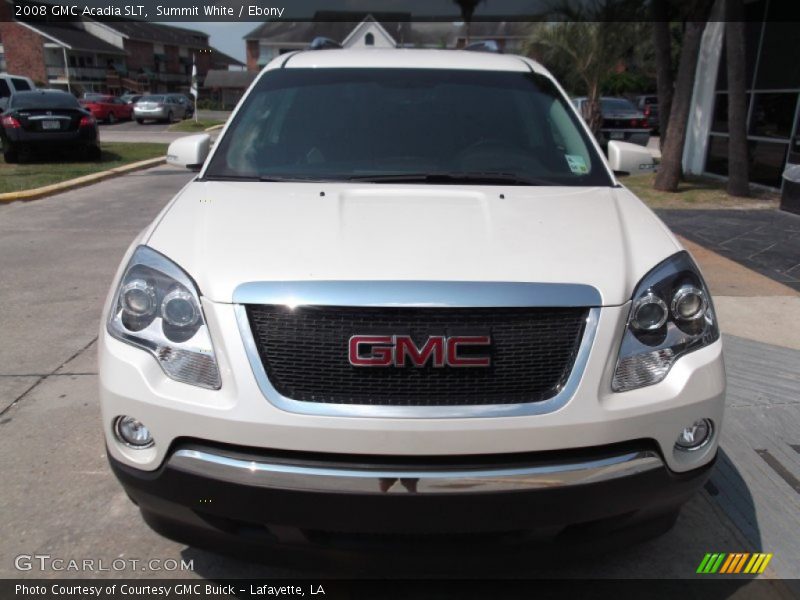 Summit White / Ebony 2008 GMC Acadia SLT