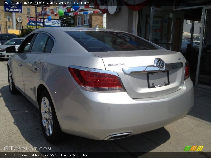 Quicksilver Metallic / Ebony 2012 Buick LaCrosse FWD