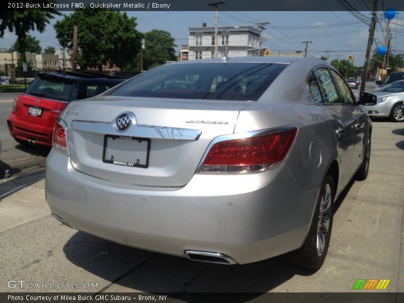 Quicksilver Metallic / Ebony 2012 Buick LaCrosse FWD