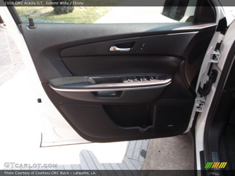 Summit White / Ebony 2008 GMC Acadia SLT