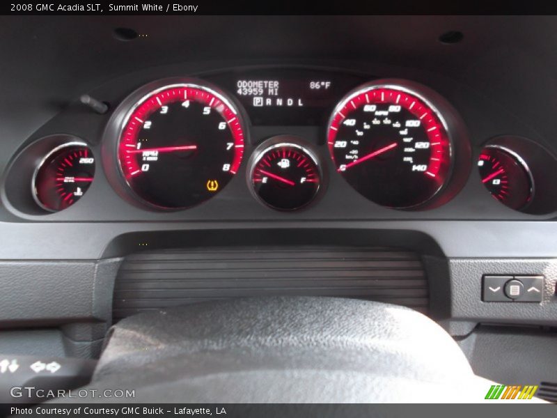 Summit White / Ebony 2008 GMC Acadia SLT