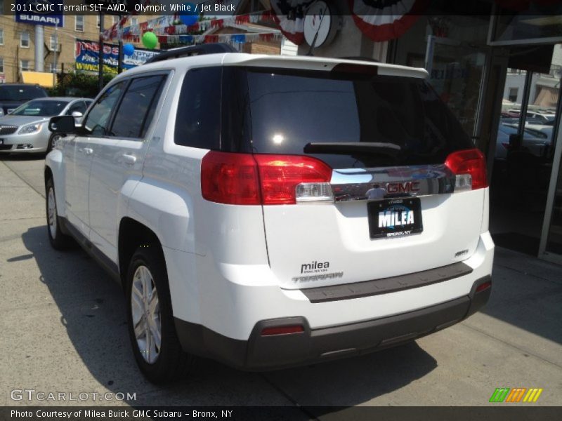 Olympic White / Jet Black 2011 GMC Terrain SLT AWD