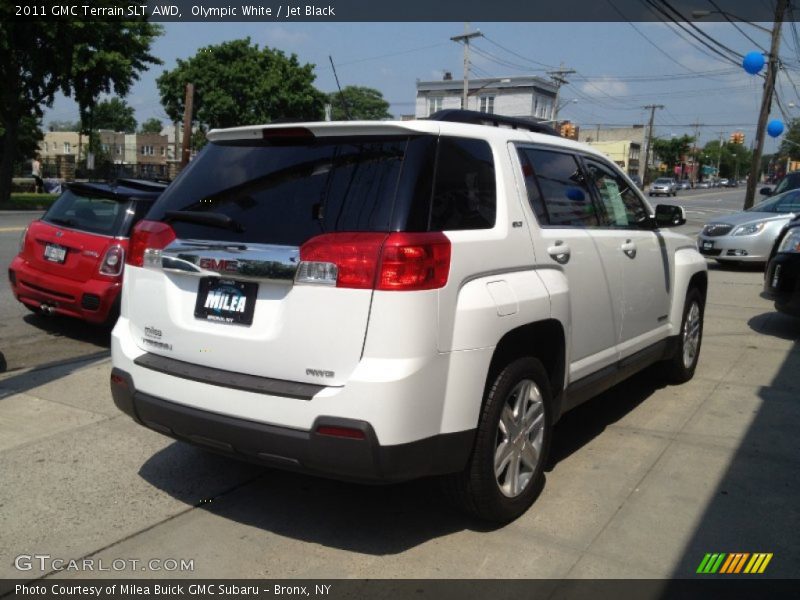Olympic White / Jet Black 2011 GMC Terrain SLT AWD