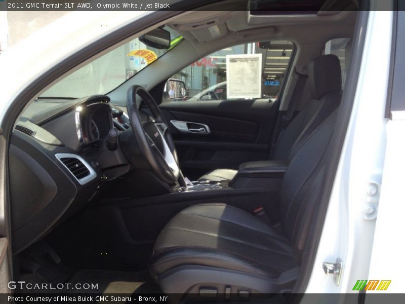 Olympic White / Jet Black 2011 GMC Terrain SLT AWD