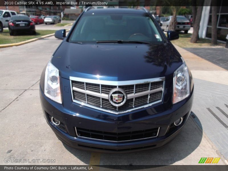 Imperial Blue / Titanium/Ebony 2010 Cadillac SRX 4 V6 AWD