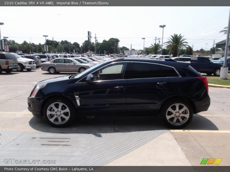 Imperial Blue / Titanium/Ebony 2010 Cadillac SRX 4 V6 AWD