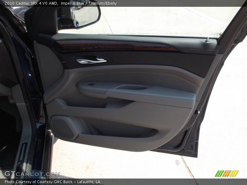 Imperial Blue / Titanium/Ebony 2010 Cadillac SRX 4 V6 AWD