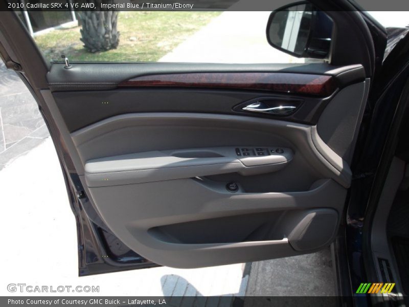 Imperial Blue / Titanium/Ebony 2010 Cadillac SRX 4 V6 AWD