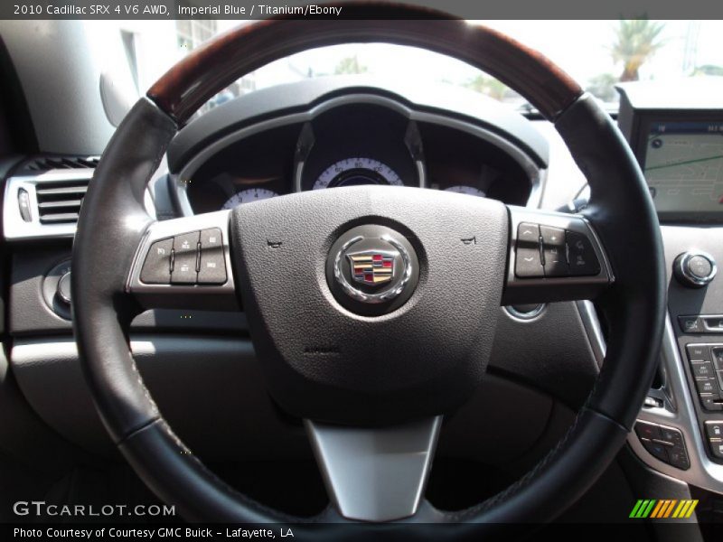 Imperial Blue / Titanium/Ebony 2010 Cadillac SRX 4 V6 AWD