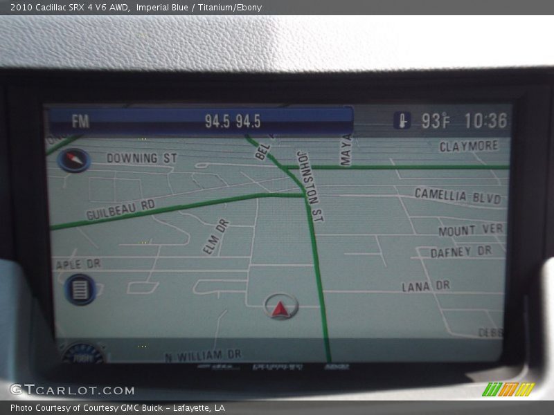 Imperial Blue / Titanium/Ebony 2010 Cadillac SRX 4 V6 AWD