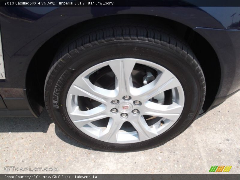 Imperial Blue / Titanium/Ebony 2010 Cadillac SRX 4 V6 AWD