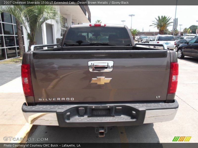 Desert Brown Metallic / Ebony Black 2007 Chevrolet Silverado 1500 LT Extended Cab