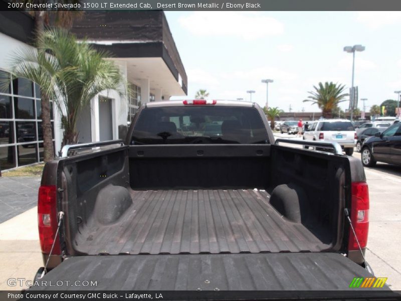 Desert Brown Metallic / Ebony Black 2007 Chevrolet Silverado 1500 LT Extended Cab