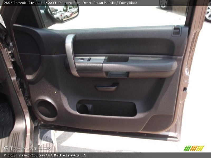 Desert Brown Metallic / Ebony Black 2007 Chevrolet Silverado 1500 LT Extended Cab