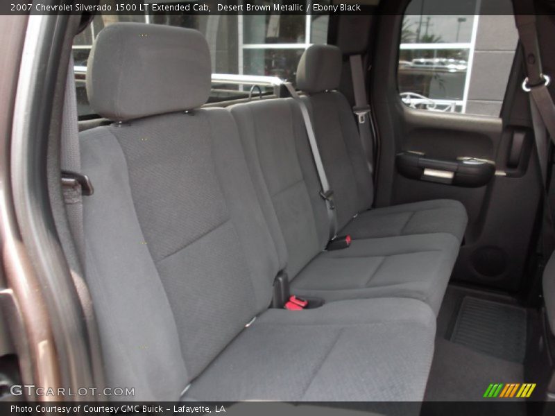 Desert Brown Metallic / Ebony Black 2007 Chevrolet Silverado 1500 LT Extended Cab