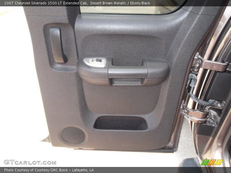 Desert Brown Metallic / Ebony Black 2007 Chevrolet Silverado 1500 LT Extended Cab