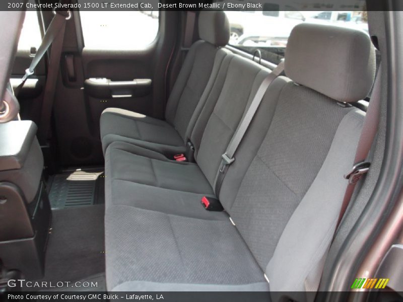 Desert Brown Metallic / Ebony Black 2007 Chevrolet Silverado 1500 LT Extended Cab