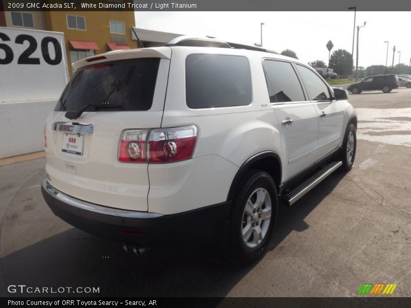 White Diamond Tricoat / Light Titanium 2009 GMC Acadia SLT