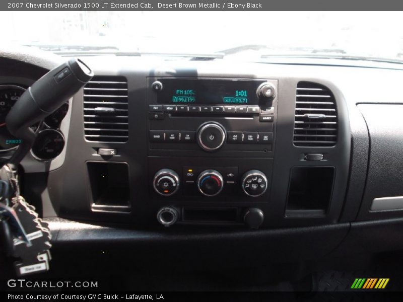 Desert Brown Metallic / Ebony Black 2007 Chevrolet Silverado 1500 LT Extended Cab