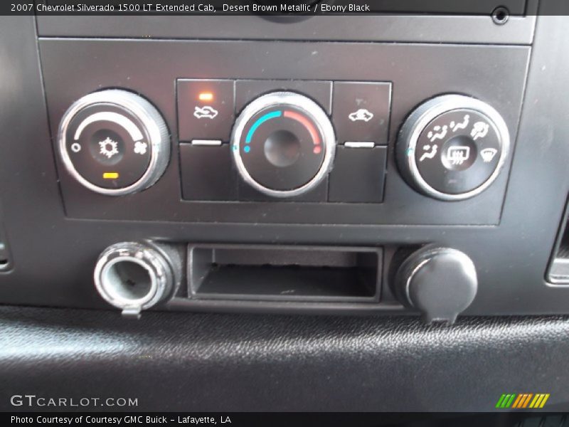 Desert Brown Metallic / Ebony Black 2007 Chevrolet Silverado 1500 LT Extended Cab