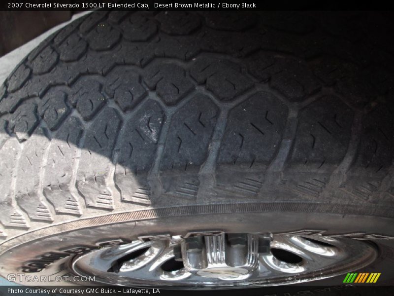 Desert Brown Metallic / Ebony Black 2007 Chevrolet Silverado 1500 LT Extended Cab