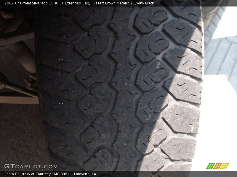 Desert Brown Metallic / Ebony Black 2007 Chevrolet Silverado 1500 LT Extended Cab
