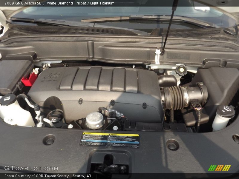 White Diamond Tricoat / Light Titanium 2009 GMC Acadia SLT
