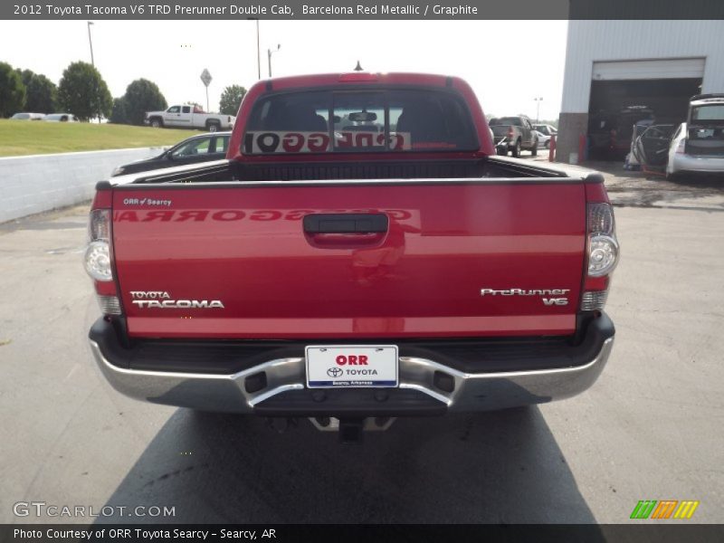 Barcelona Red Metallic / Graphite 2012 Toyota Tacoma V6 TRD Prerunner Double Cab