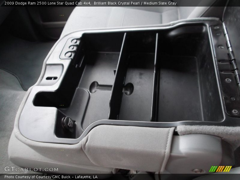 Brilliant Black Crystal Pearl / Medium Slate Gray 2009 Dodge Ram 2500 Lone Star Quad Cab 4x4