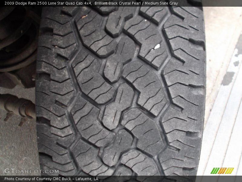 Brilliant Black Crystal Pearl / Medium Slate Gray 2009 Dodge Ram 2500 Lone Star Quad Cab 4x4