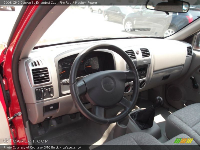 Dashboard of 2008 Canyon SL Extended Cab