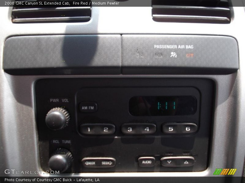 Audio System of 2008 Canyon SL Extended Cab