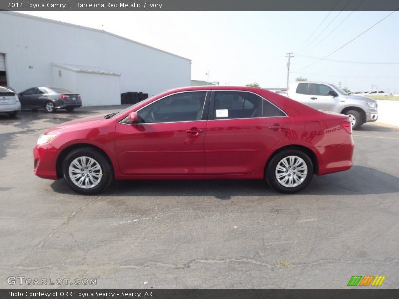 Barcelona Red Metallic / Ivory 2012 Toyota Camry L