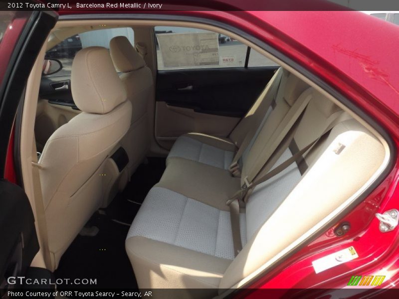 Barcelona Red Metallic / Ivory 2012 Toyota Camry L