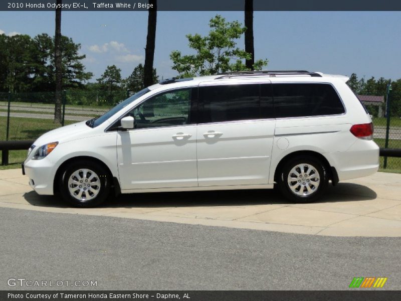 Taffeta White / Beige 2010 Honda Odyssey EX-L