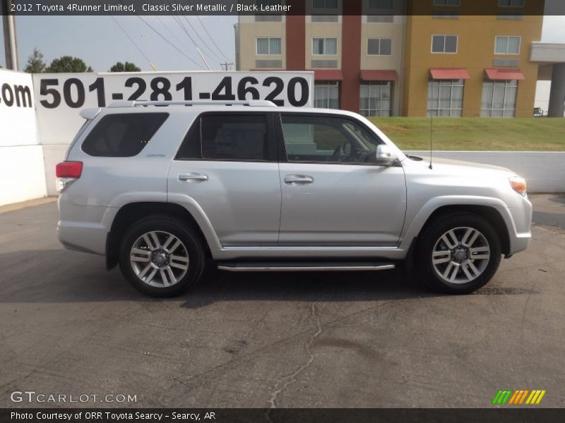 Classic Silver Metallic / Black Leather 2012 Toyota 4Runner Limited