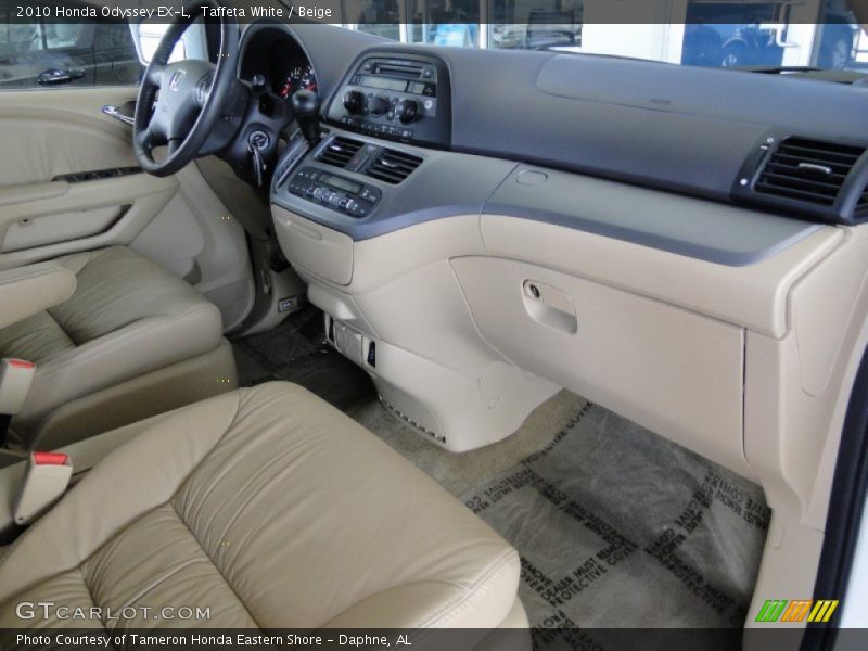 Taffeta White / Beige 2010 Honda Odyssey EX-L