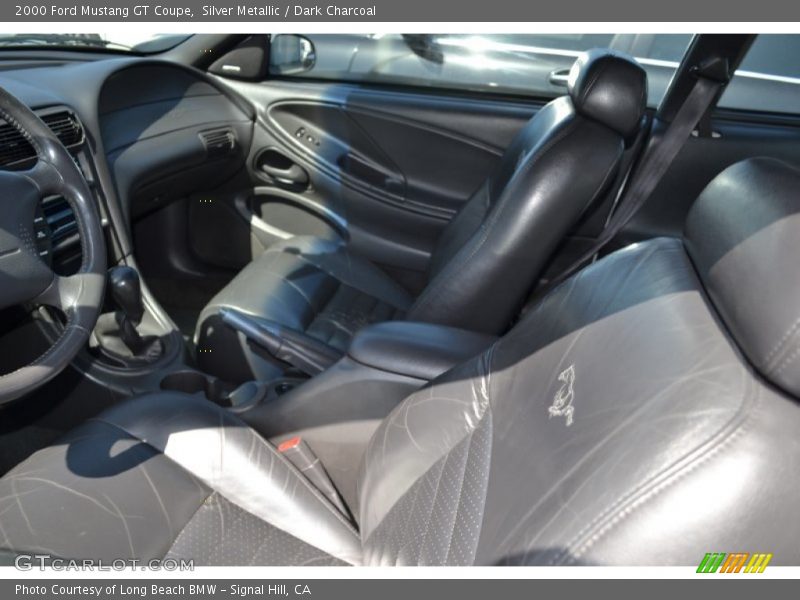 Silver Metallic / Dark Charcoal 2000 Ford Mustang GT Coupe