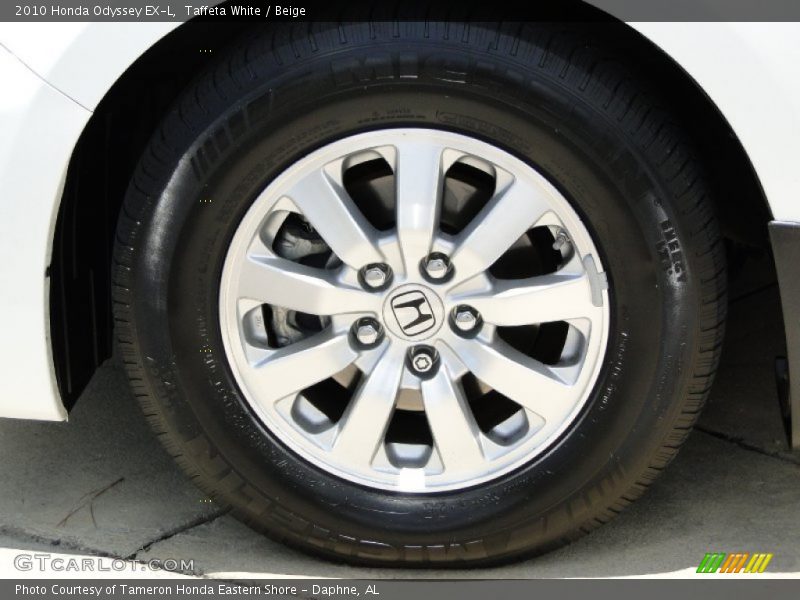 Taffeta White / Beige 2010 Honda Odyssey EX-L