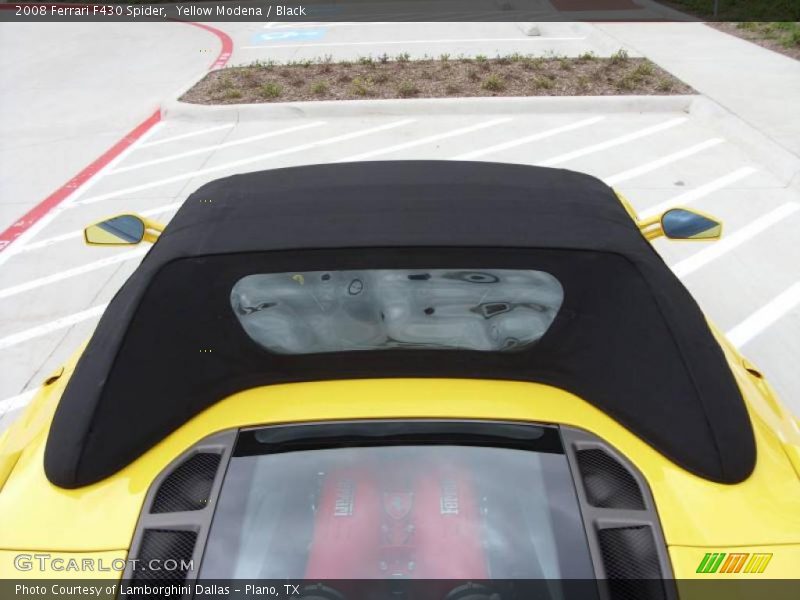 Yellow Modena / Black 2008 Ferrari F430 Spider