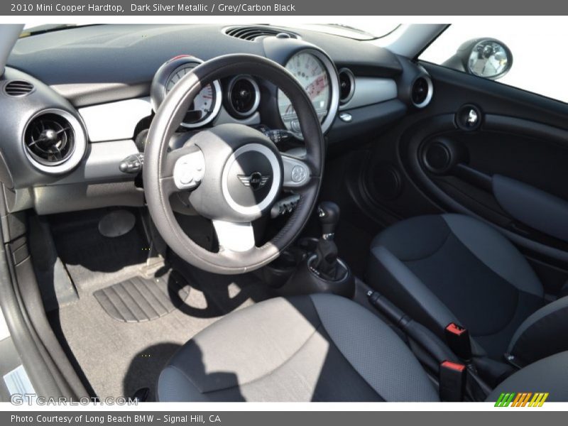 Dark Silver Metallic / Grey/Carbon Black 2010 Mini Cooper Hardtop
