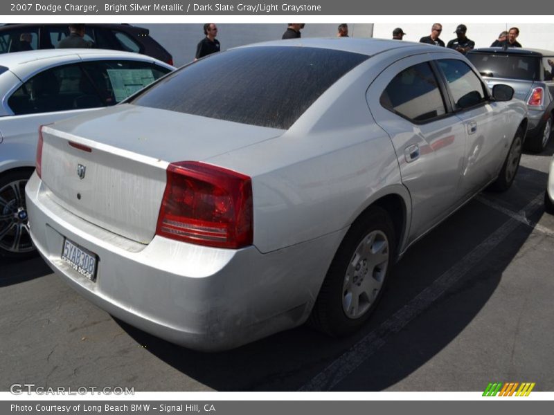 Bright Silver Metallic / Dark Slate Gray/Light Graystone 2007 Dodge Charger